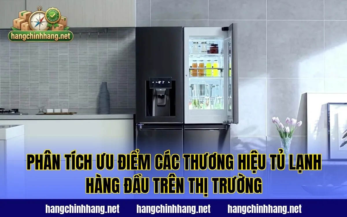 Phân tích ưu điểm các thương hiệu tủ lạnh hàng đầu trên thị trường