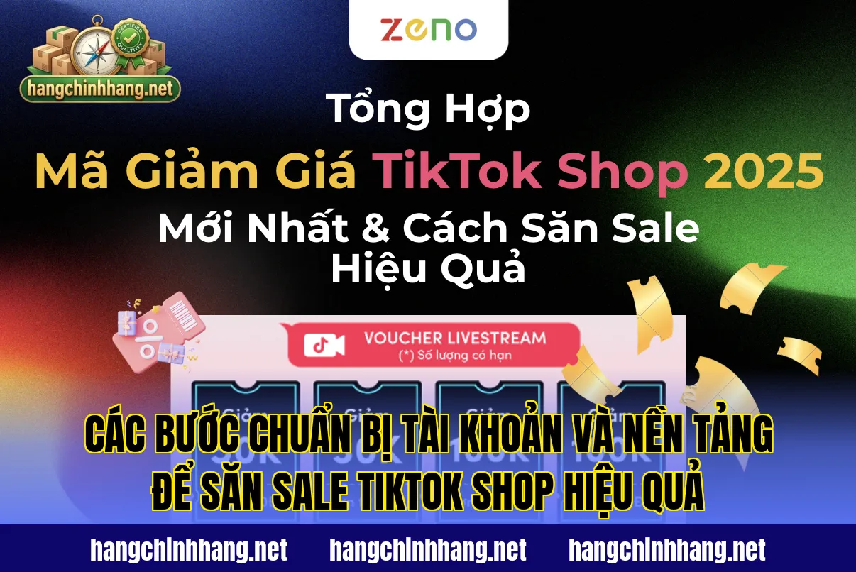 Các bước chuẩn bị tài khoản và nền tảng để săn Sale TikTok Shop hiệu quả