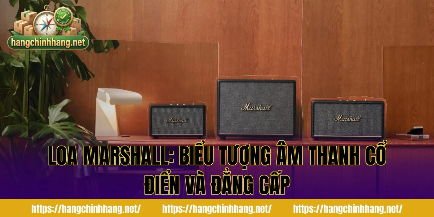 LOA MARSHALL: BIỂU TƯỢNG ÂM THANH CỔ ĐIỂN VÀ ĐẲNG CẤP