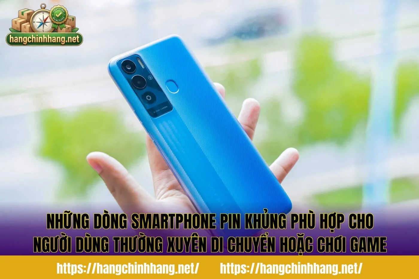 Những dòng smartphone pin khủng phù hợp cho người dùng thường xuyên di chuyển hoặc chơi game