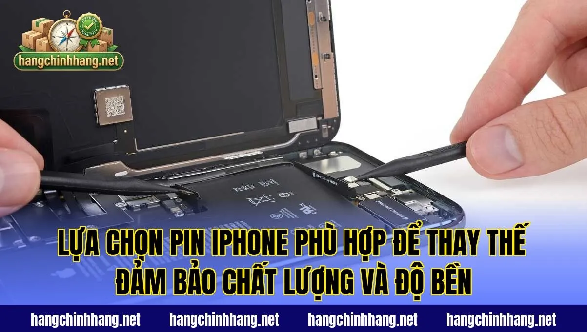 Lựa chọn pin iPhone phù hợp để thay thế đảm bảo chất lượng và độ bền