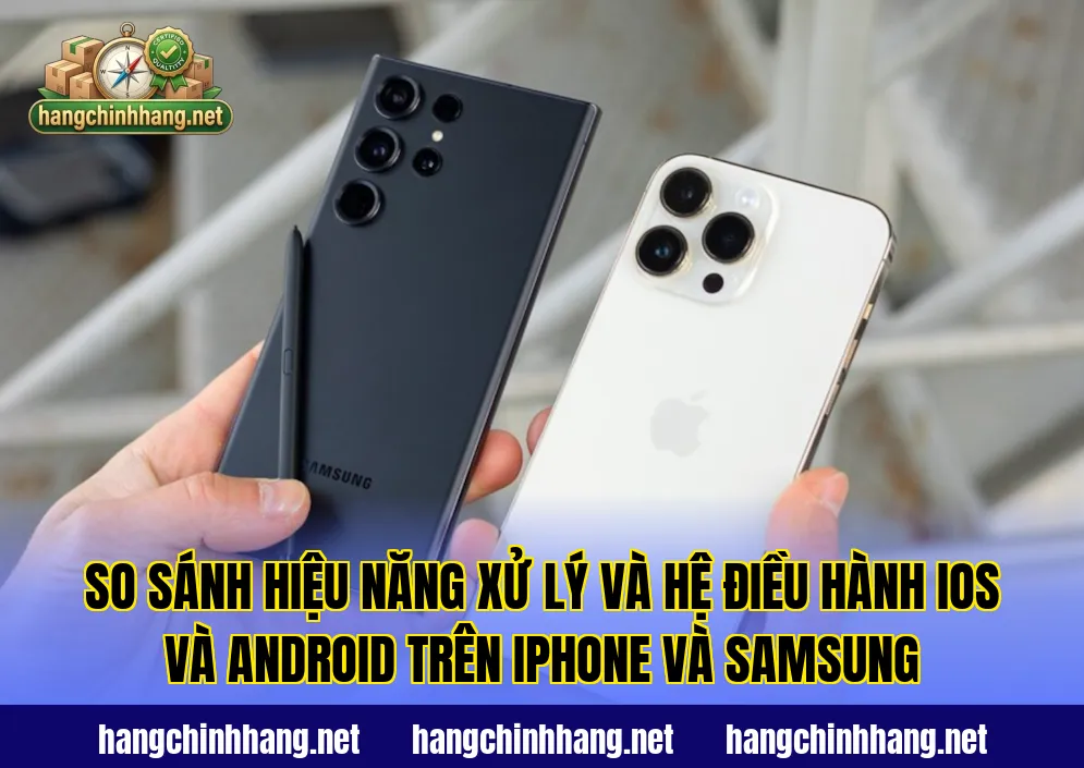 So sánh hiệu năng xử lý và hệ điều hành iOS và Android trên iPhone và Samsung