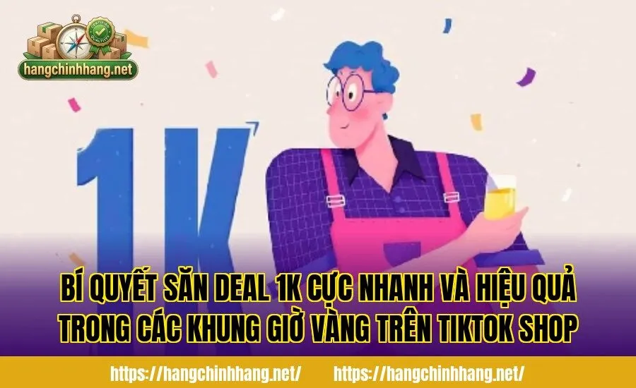 Bí quyết săn deal 1k cực nhanh và hiệu quả trong các khung giờ vàng trên TikTok Shop