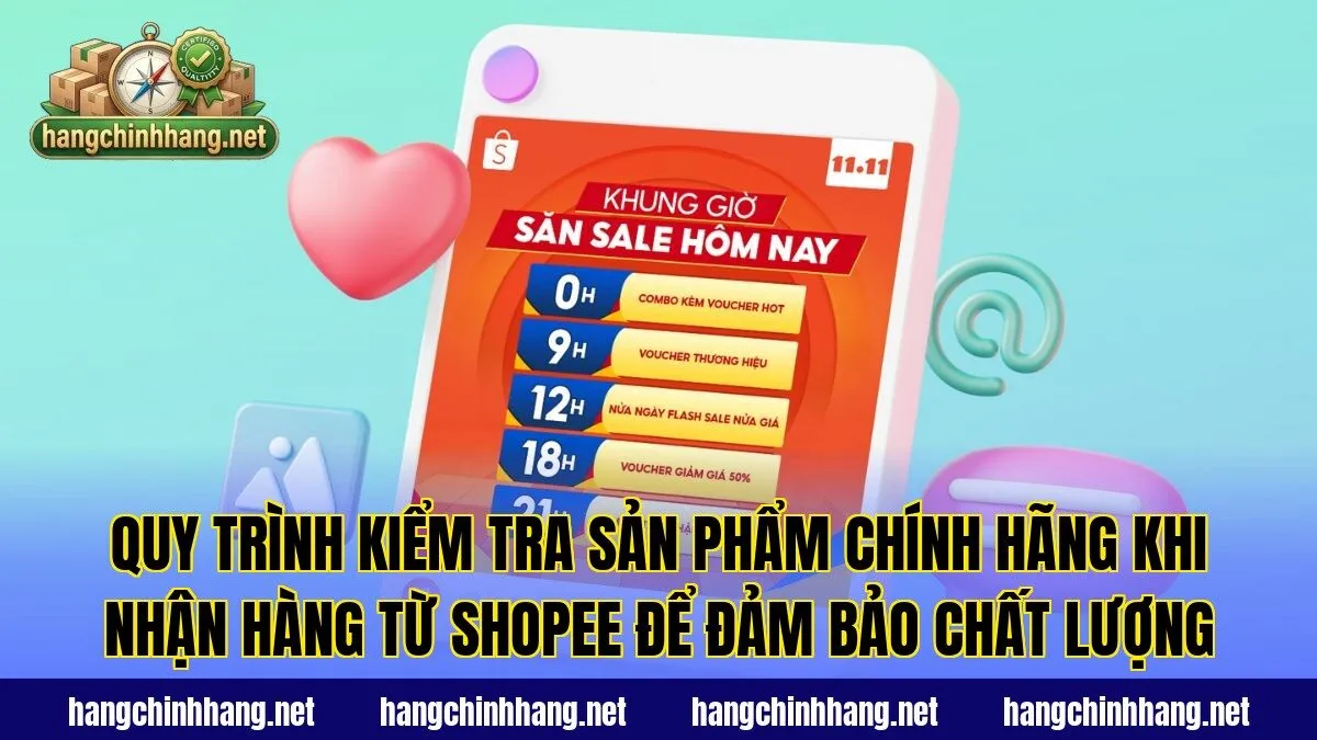 Quy trình kiểm tra sản phẩm chính hãng khi nhận hàng từ Shopee để đảm bảo chất lượng