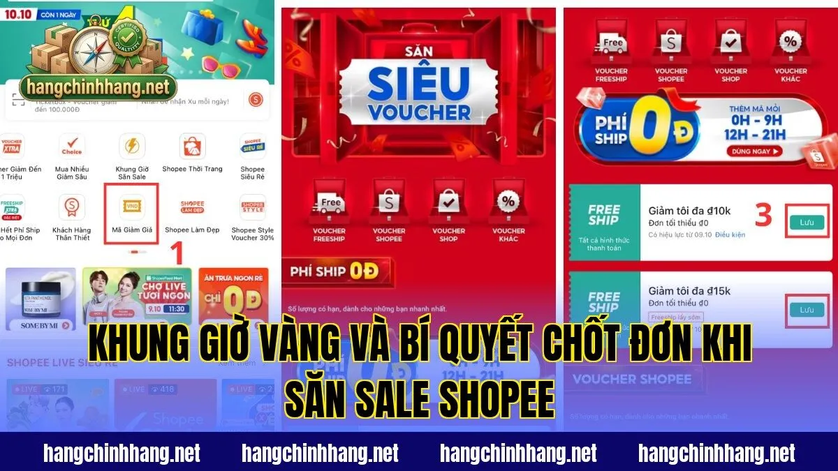 Khung giờ vàng và bí quyết chốt đơn khi săn sale Shopee