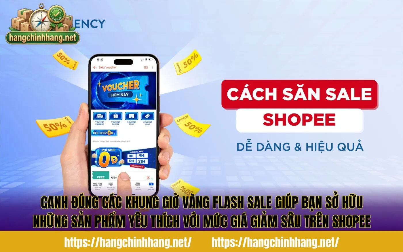Canh đúng các khung giờ vàng Flash Sale giúp bạn sở hữu những sản phẩm yêu thích với mức giá giảm sâu trên Shopee