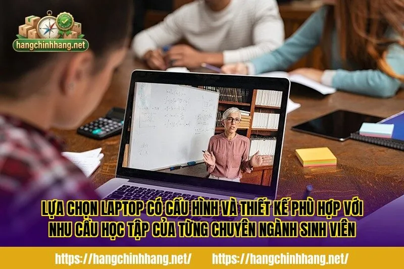 Lựa chọn Laptop có cấu hình và thiết kế phù hợp với nhu cầu học tập của từng chuyên ngành sinh viên