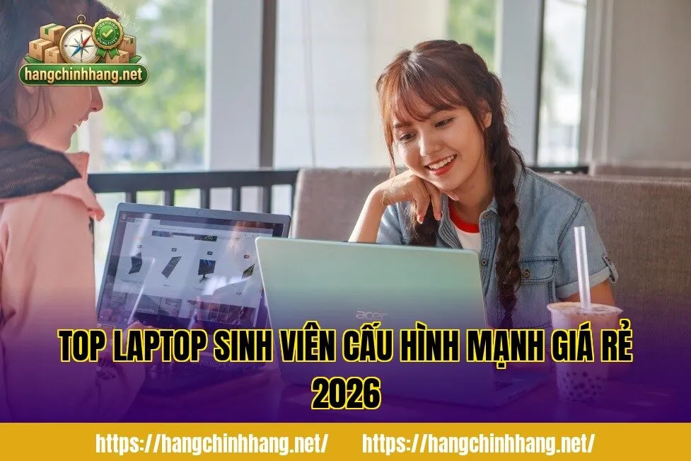 TOP LAPTOP SINH VIÊN CẤU HÌNH MẠNH GIÁ RẺ 2026