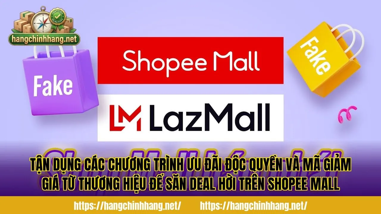 Tận dụng các chương trình ưu đãi độc quyền và mã giảm giá từ thương hiệu để săn deal hời trên Shopee Mall