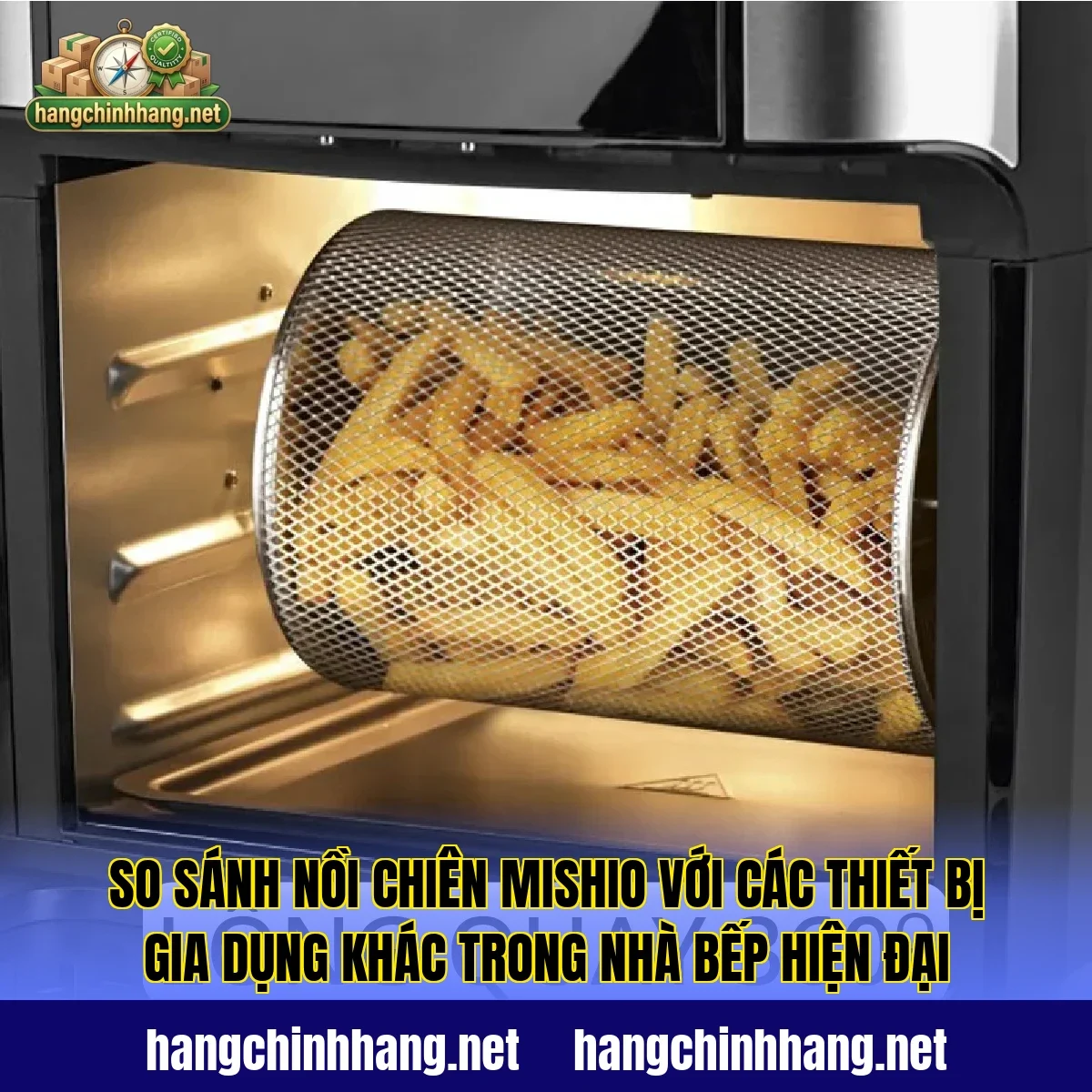 So sánh nồi chiên Mishio với các thiết bị gia dụng khác trong nhà bếp hiện đại