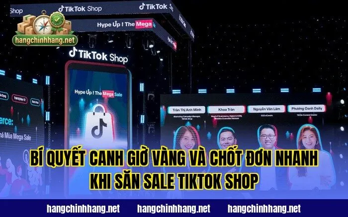 Bí quyết canh giờ vàng và chốt đơn nhanh khi săn Sale TikTok Shop
