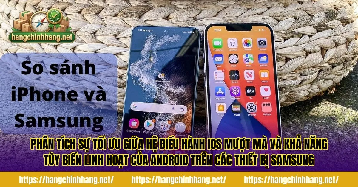 Phân tích sự tối ưu giữa hệ điều hành iOS mượt mà và khả năng tùy biến linh hoạt của Android trên các thiết bị Samsung