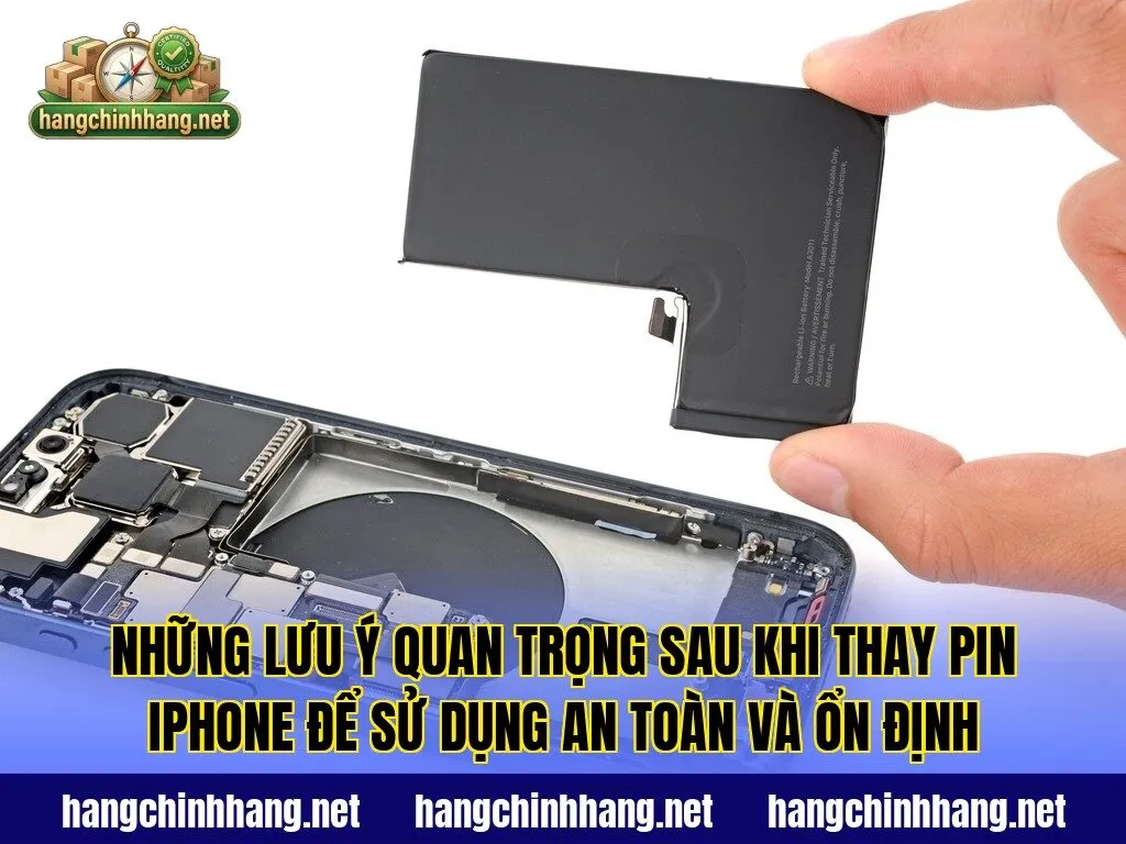 Những lưu ý quan trọng sau khi thay pin iPhone để sử dụng an toàn và ổn định