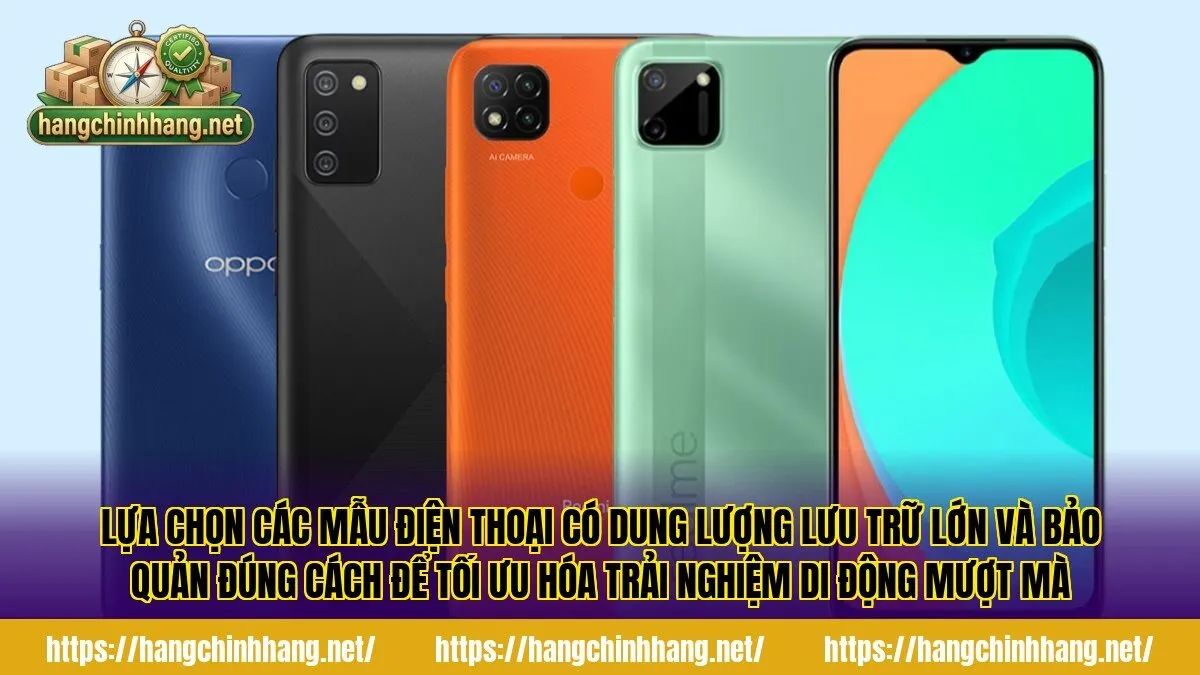 Lựa chọn các mẫu điện thoại có dung lượng lưu trữ lớn và bảo quản đúng cách để tối ưu hóa trải nghiệm di động mượt mà