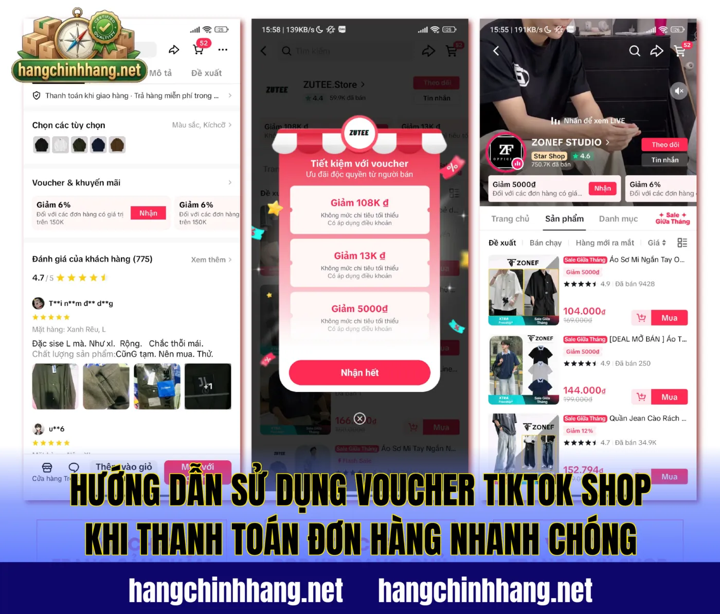 Hướng dẫn sử dụng Voucher TikTok Shop khi thanh toán đơn hàng nhanh chóng